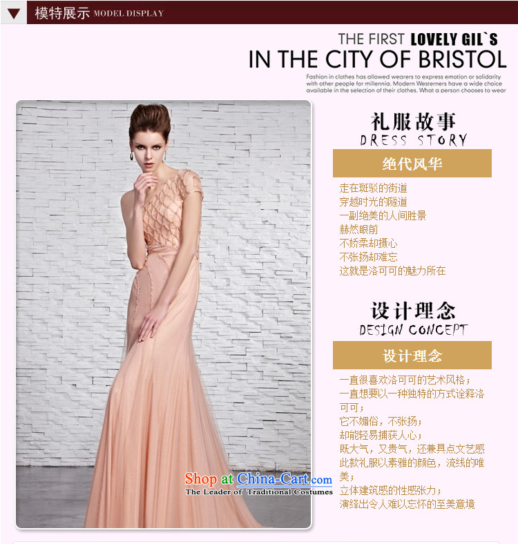 Creative Fox evening dresses pink shoulder bride dress marriage bows service elegant long tail dress long skirt presided over a welcoming service 81521 dress photo color pictures, prices, XXL brand platters! The elections are supplied in the national character of distribution, so action, buy now enjoy more preferential! As soon as possible.