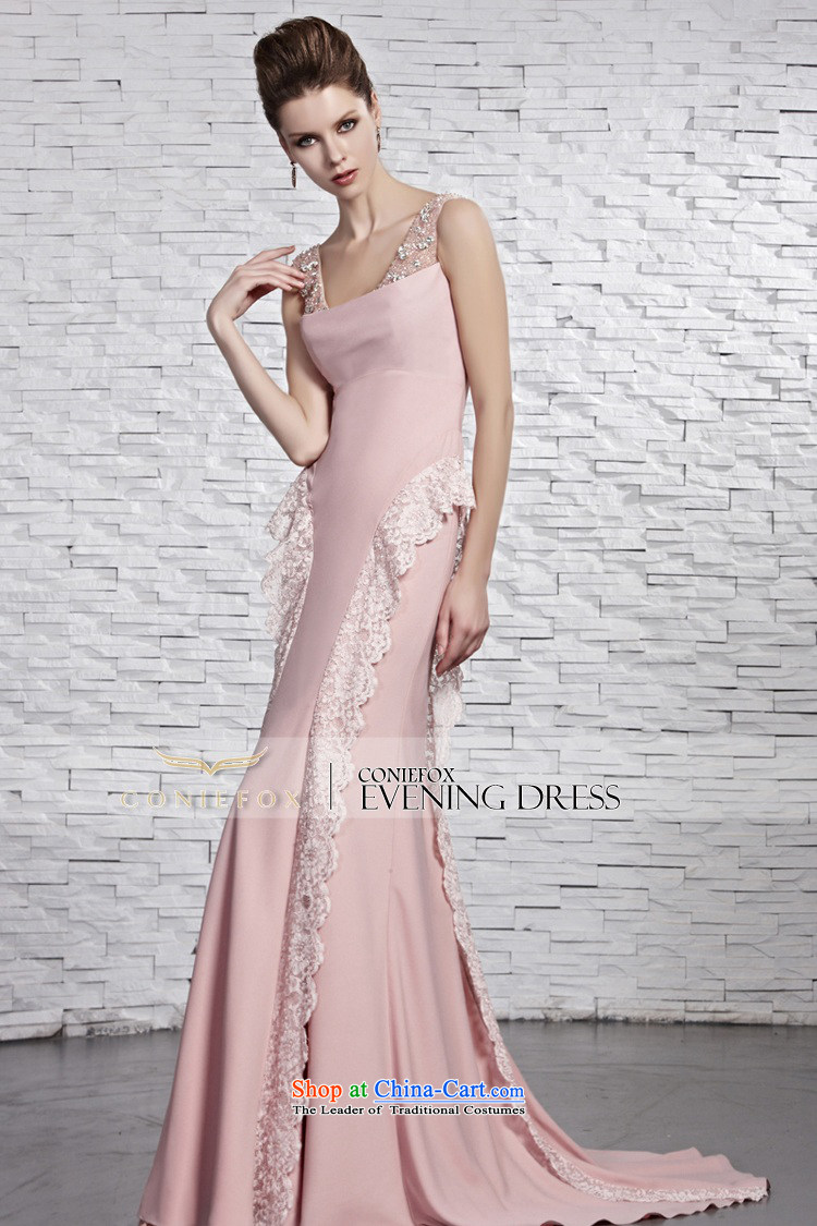 Creative Fox evening dresses pink shoulders bride wedding dresses long tail wedding dress romantic wedding dress lace welcome service 81522 color pictures picture, prices, XXL brand platters! The elections are supplied in the national character of distribution, so action, buy now enjoy more preferential! As soon as possible.