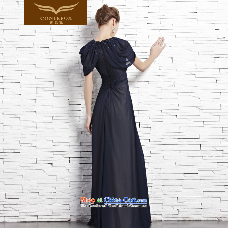 Creative Fox evening dresses and sexy package shoulder deep V banquet evening dresses long skirt evening dress under the auspices of the annual meeting to Sau San long bows dress skirt 81533 color picture M creative Fox (coniefox) , , , shopping on the Internet