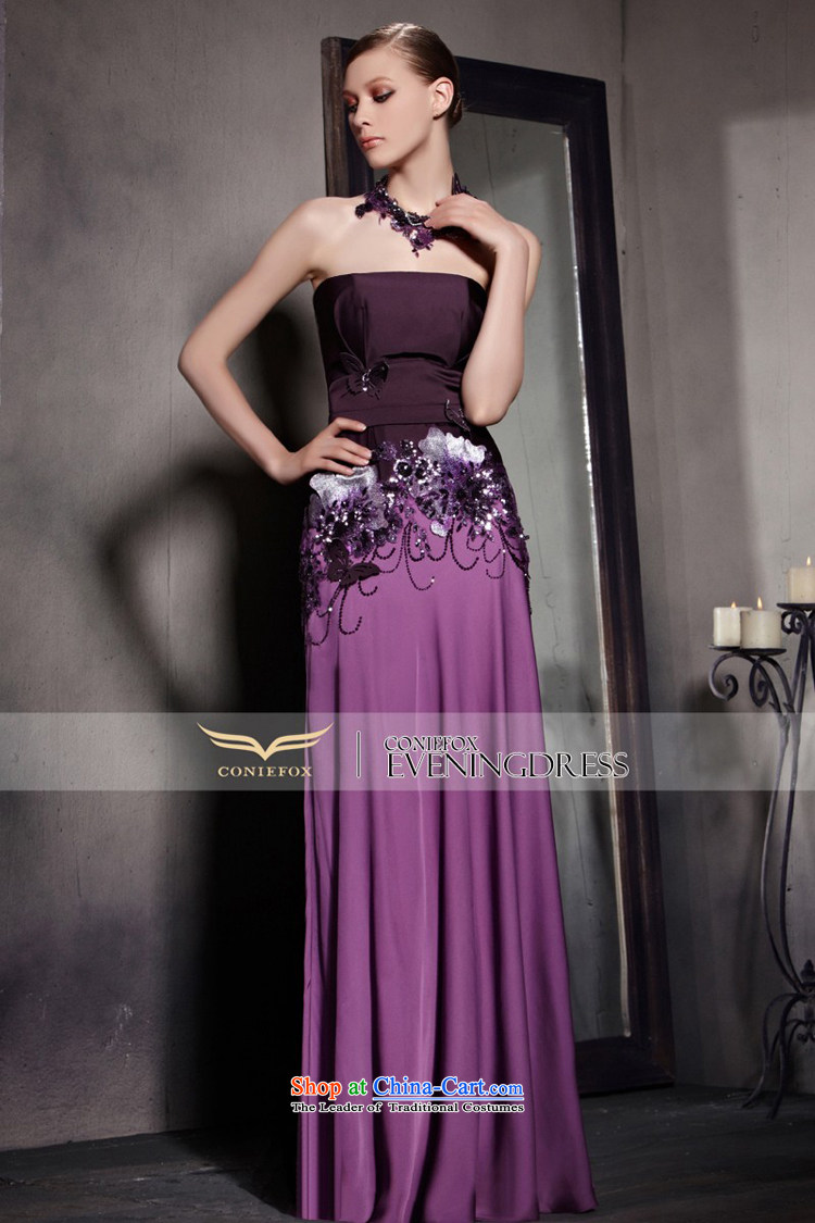 Creative Fox evening dresses 2015 new purple blossoms evening dresses and sexy anointed chest dress classy bows evening dress presided over 81831 color picture pictures, prices, M brand platters! The elections are supplied in the national character of distribution, so action, buy now enjoy more preferential! As soon as possible.