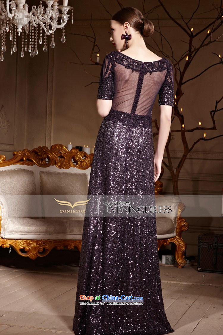Creative Fox evening dresses 2015 new purple long dresses Sau San toasting champagne evening banquet meeting under the auspices of dress red carpet dress long skirt 81963 Deep purple S picture, prices, brand platters! The elections are supplied in the national character of distribution, so action, buy now enjoy more preferential! As soon as possible.