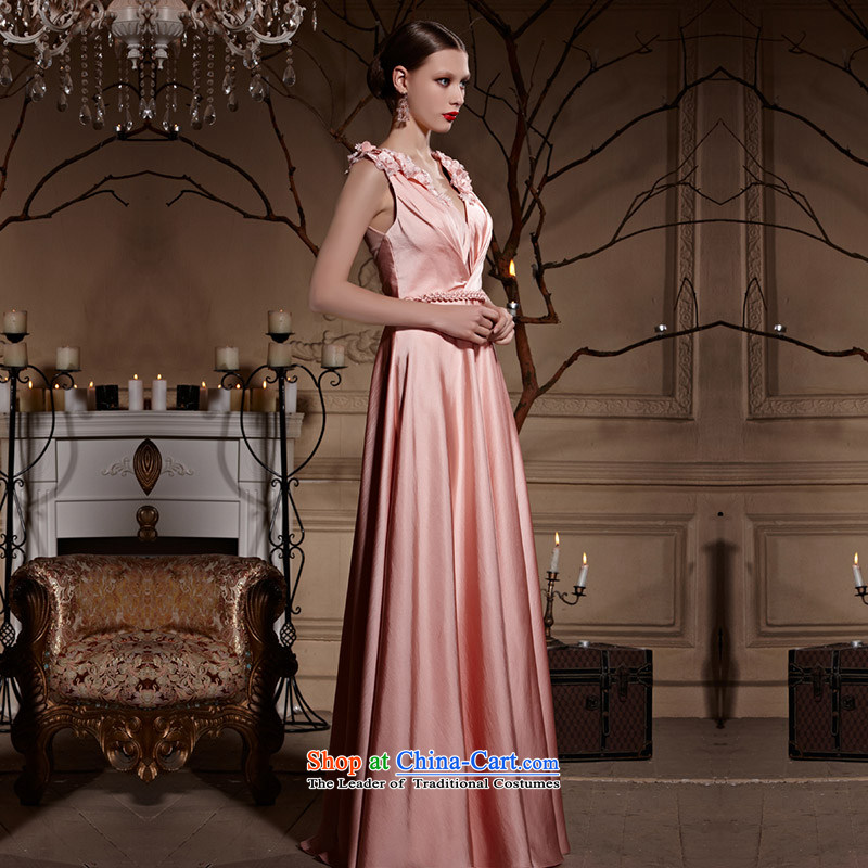 Creative Fox evening dresses pink shoulders bride wedding dress bridesmaid wedding dresses hospitality in the sister service banquet long evening drink served 822 pink XXL, creative Fox (coniefox) , , , shopping on the Internet