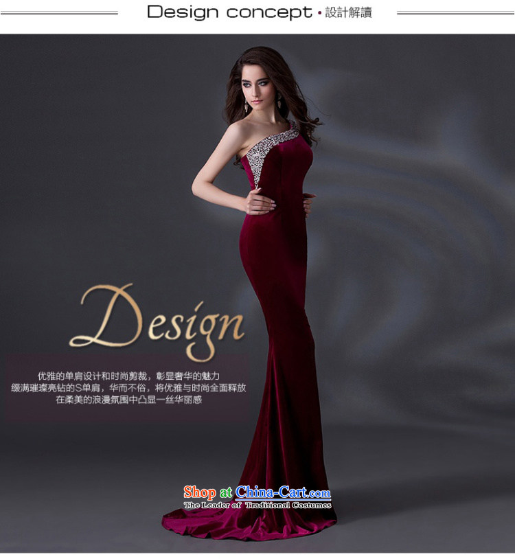 Wedding dress 2015 new winter shoulder dress western style wine red moderator evening dress bride bows services performed female long wedding dress red fabric luxury imports PUERTORRICANS lace pictures), prices, brand platters! The elections are supplied in the national character of distribution, so action, buy now enjoy more preferential! As soon as possible.