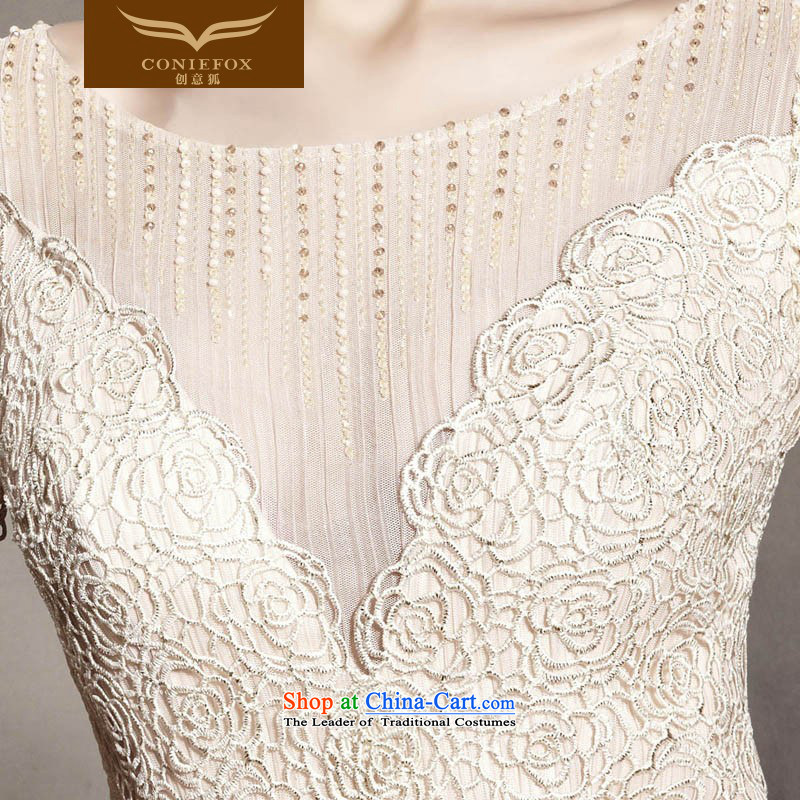 The kitsune dress creative new lace retro evening dress shoulders to dress annual chairmanship of dress Sau San long-sleeved dress 7 81960 picture is , L, creative Fox (coniefox) , , , shopping on the Internet