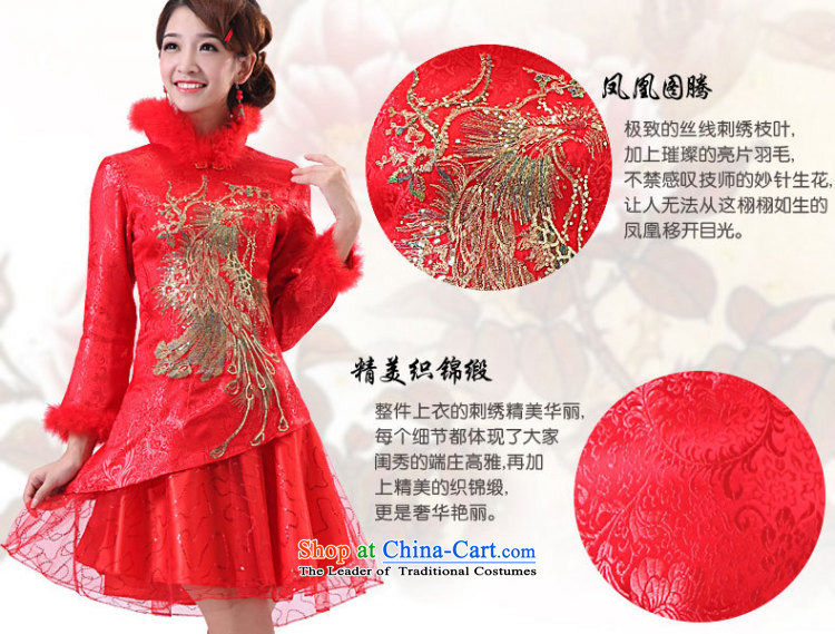 Optimize video autumn and winter, short of cotton qipao bride sets of winter, Wedding Dress bows services QQ4709 long-sleeved red L picture, prices, brand platters! The elections are supplied in the national character of distribution, so action, buy now enjoy more preferential! As soon as possible.