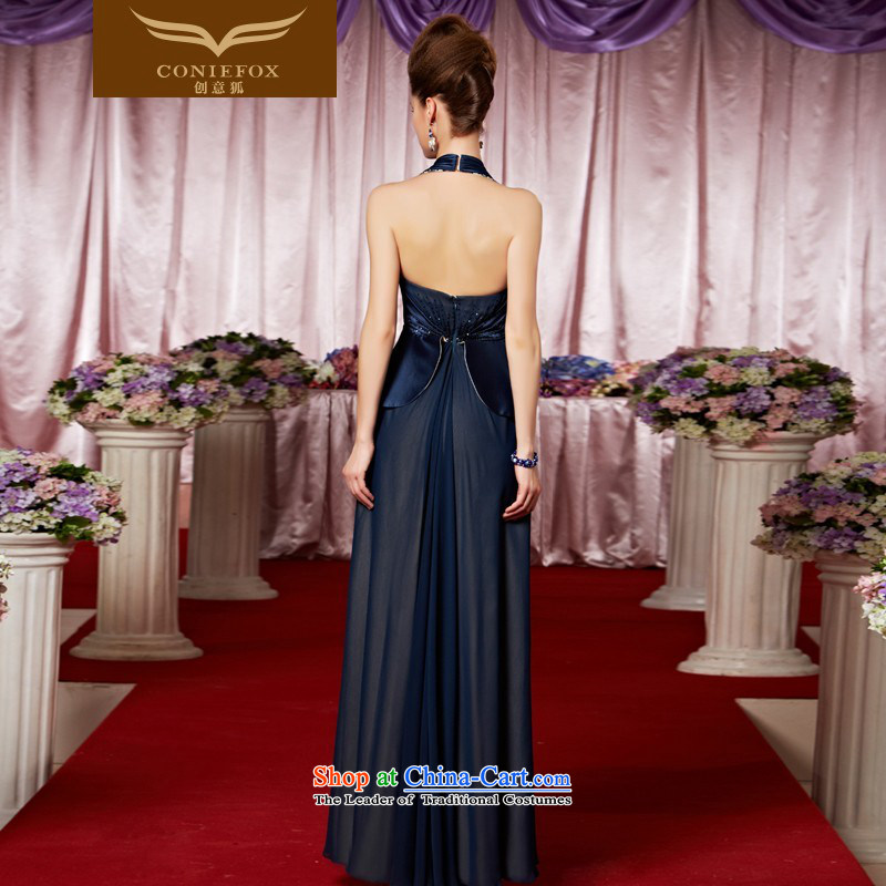 Creative Fox evening dress and stylish evening dresses hang sexy dress must also deep blue dress auspices dresses V will evening drink service 30069 color pictures , creative Fox (coniefox) , , , shopping on the Internet