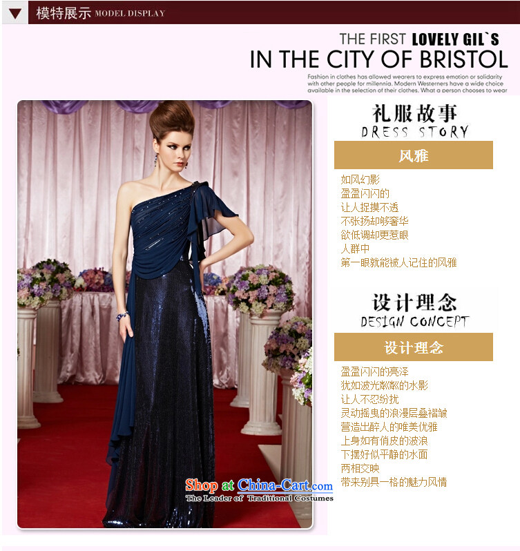 Creative Fox evening dress stylish shoulder banquet evening dresses and elegant and noble light skirt dress Sau San based performance under the auspices of dress photo color L Photo 30215, prices, brand platters! The elections are supplied in the national character of distribution, so action, buy now enjoy more preferential! As soon as possible.