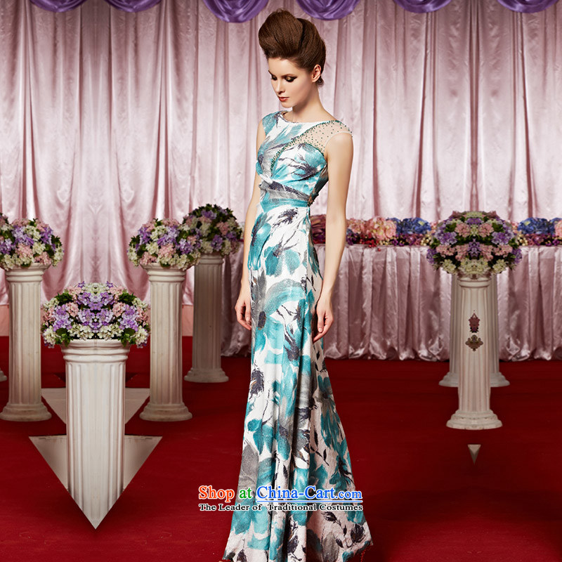 The kitsune dress creative new banquet evening dresses hand-painted flowers to dress Sau San sheikhs wind dress long skirt performances dress skirt 30298 presided over the picture color XXL, creative Fox (coniefox) , , , shopping on the Internet