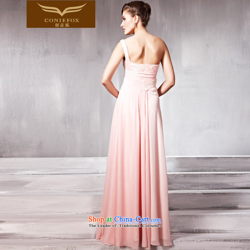 Creative Fox evening dress Princess Bride bridesmaid bows services pink wedding dress hospitality services under the auspices of the annual dress will long skirt 56822 XXL, pink creative Fox (coniefox) , , , shopping on the Internet
