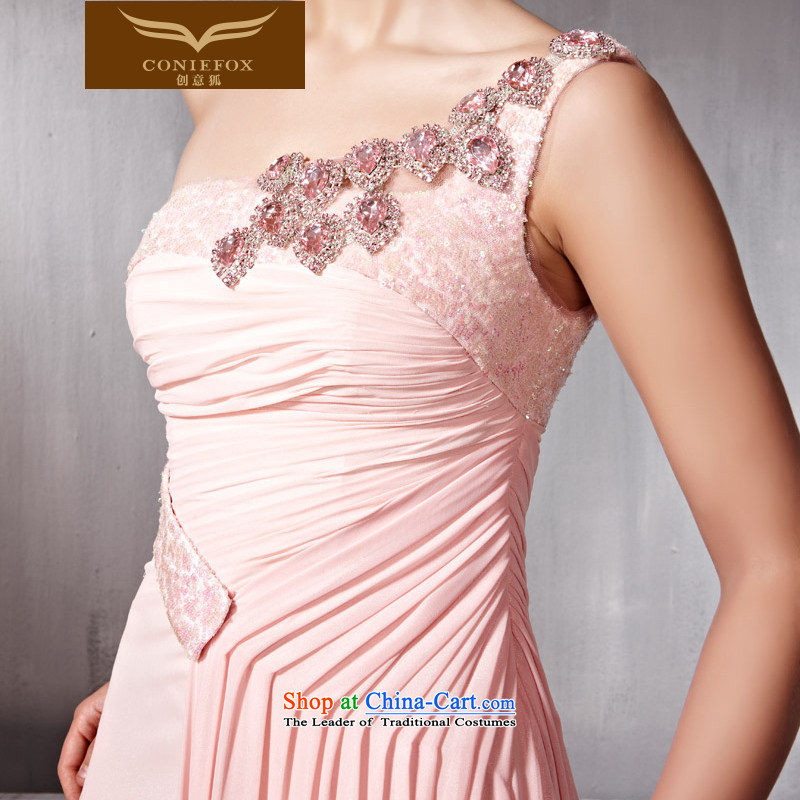 Creative Fox evening dress Princess Bride bridesmaid bows services pink wedding dress hospitality services under the auspices of the annual dress will long skirt 56822 XXL, pink creative Fox (coniefox) , , , shopping on the Internet