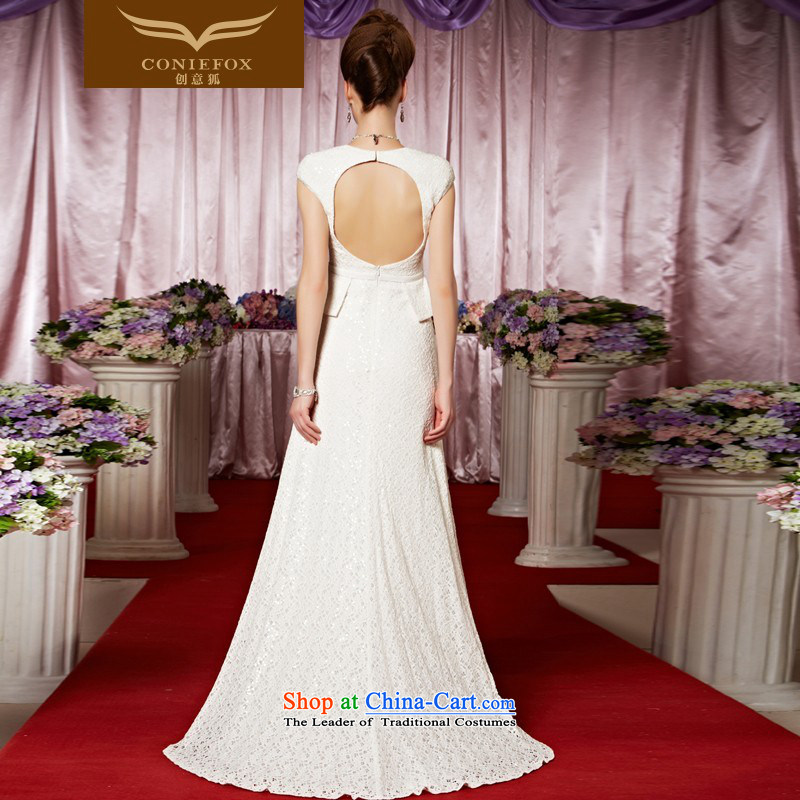 The kitsune dress creative new white banquet evening dresses sit back and relax the smearing bride dress skirt performances under the auspices of evening dresses red carpet dress 30319 color pictures , creative Fox (coniefox) , , , shopping on the Internet