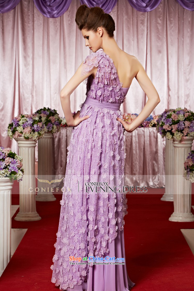 The kitsune elegant evening dress creative Long Purple shoulder bride bridesmaid dress marriage evening dresses performances conducted dress skirts and flower color picture M pictures 30323, prices, brand platters! The elections are supplied in the national character of distribution, so action, buy now enjoy more preferential! As soon as possible.