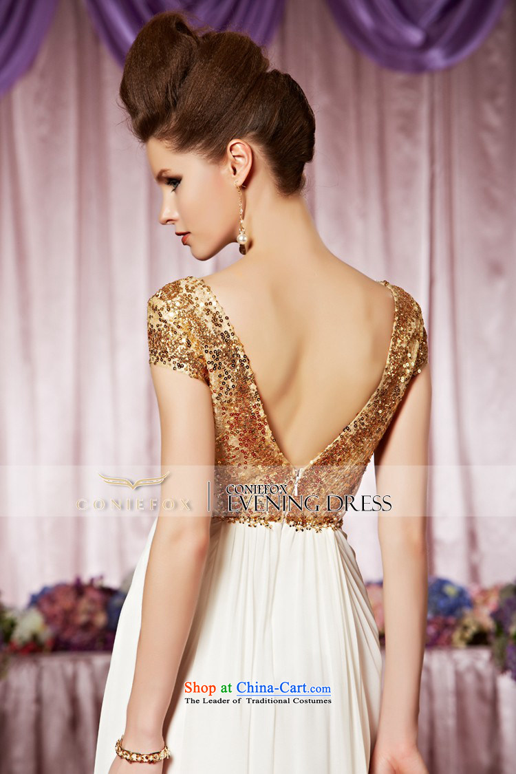 Creative Fox evening dress stylish package shoulder to dress golden wedding dress deep color spell V nail pearl evening dresses auspices dress uniform color pictures courtesy 30362 S picture, prices, brand platters! The elections are supplied in the national character of distribution, so action, buy now enjoy more preferential! As soon as possible.