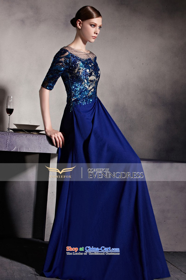 Creative Fox evening dress blue light and stylish dress is banquet to dress evening performances under the auspices of dress bows service long red carpet dress 81895 color pictures, pictures S Price, brand platters! The elections are supplied in the national character of distribution, so action, buy now enjoy more preferential! As soon as possible.