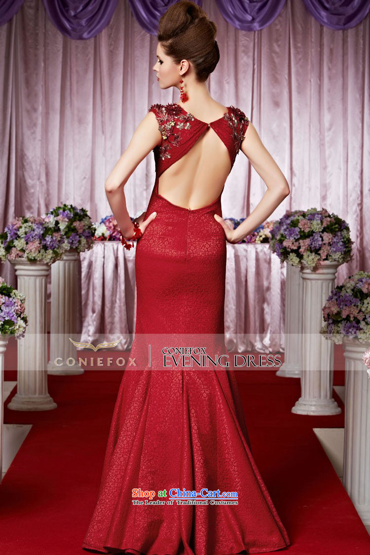 Creative Fox evening dresses red foutune crowsfoot bridal dresses marriage bows evening dress Sau San long skirt long gown hospitality services to 30388 color picture pictures, prices, XXL brand platters! The elections are supplied in the national character of distribution, so action, buy now enjoy more preferential! As soon as possible.