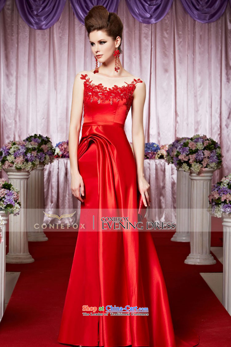 The kitsune evening dresses brides creative bows dress red shoulders tail to dress marriage Foutune of dress skirt welcome banquet service 30395 color picture pictures, prices, XL brand platters! The elections are supplied in the national character of distribution, so action, buy now enjoy more preferential! As soon as possible.
