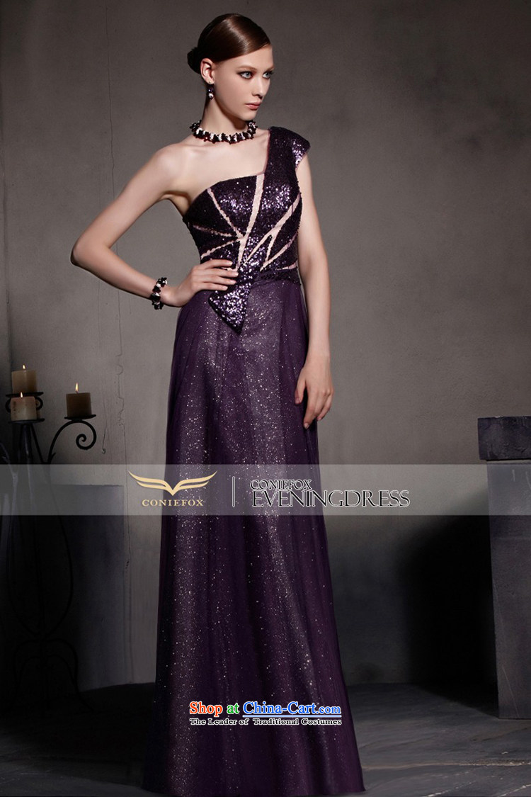 The kitsune dress creative new dream purple evening dress shoulder to dress evening drink service high waist video thin dress suit skirt 30515 under the auspices of picture color pictures, prices, XL brand platters! The elections are supplied in the national character of distribution, so action, buy now enjoy more preferential! As soon as possible.