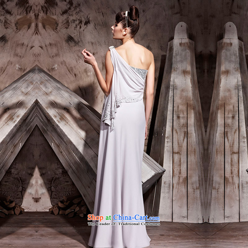 Creative Fox evening dresses and sexy elegant banquet dress shoulder will western dress evening drink service wedding dress skirt welcome service silver , L, creative fox 81023 (coniefox) , , , shopping on the Internet