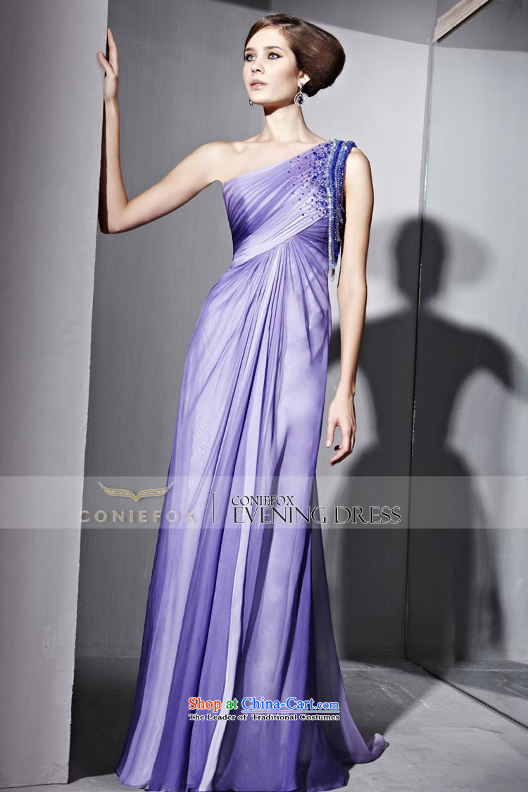 Creative Fox evening dresses and sexy Beveled Shoulder high waist video thin evening dresses gradient purple bows dress annual will preside over a welcoming service dress 81025 purple XL Photo, prices, brand platters! The elections are supplied in the national character of distribution, so action, buy now enjoy more preferential! As soon as possible.