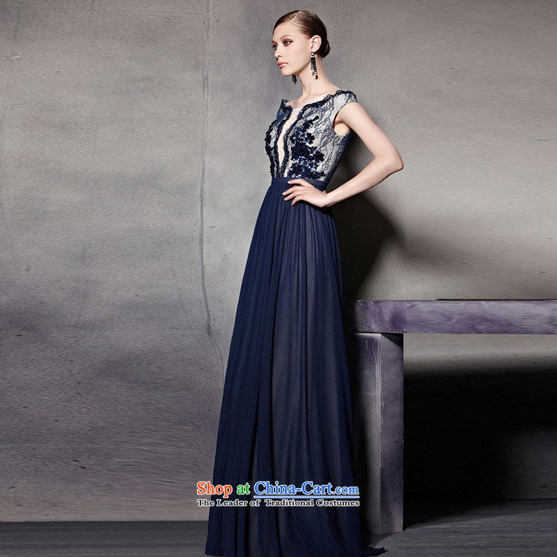 Creative Fox evening dress blue-chip on the shoulders of flowers evening dresses evening drink services shoulder to dress performances conducted dress uniform color pictures courtesy 30525 S creative Fox (coniefox) , , , shopping on the Internet