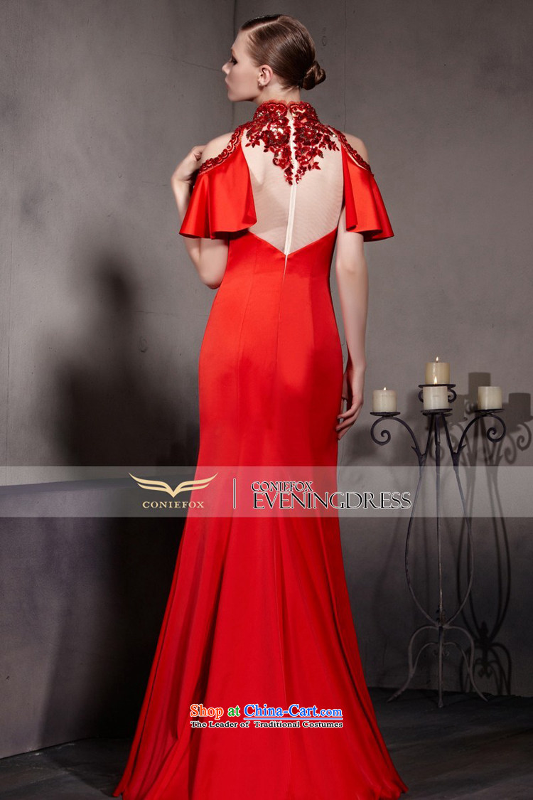 The kitsune dress creative new red wedding dress cheongsam dress crowsfoot bride toasting champagne evening dress presided over a welcoming service 30,535 were started during picture dress color S picture, prices, brand platters! The elections are supplied in the national character of distribution, so action, buy now enjoy more preferential! As soon as possible.