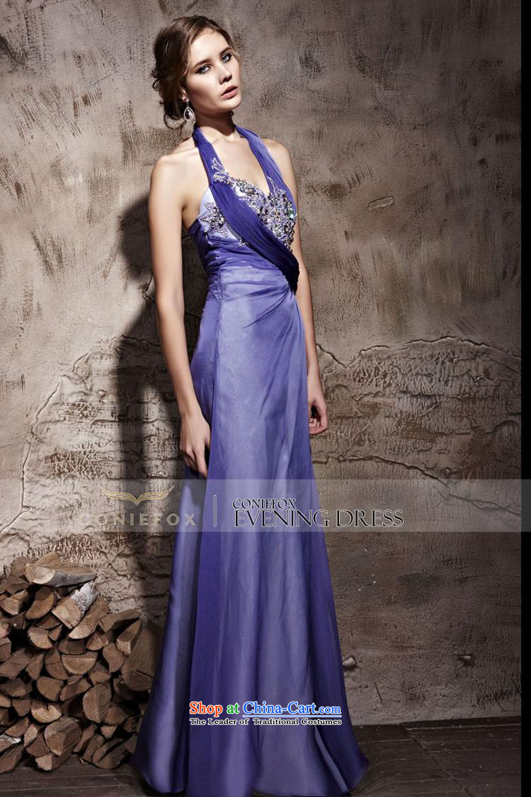 Creative Fox evening dresses and sexy hang also banquet evening dresses purple wedding dresses services under the auspices of the annual theatrical dress Yingbin dress 81061 purple L picture, prices, brand platters! The elections are supplied in the national character of distribution, so action, buy now enjoy more preferential! As soon as possible.