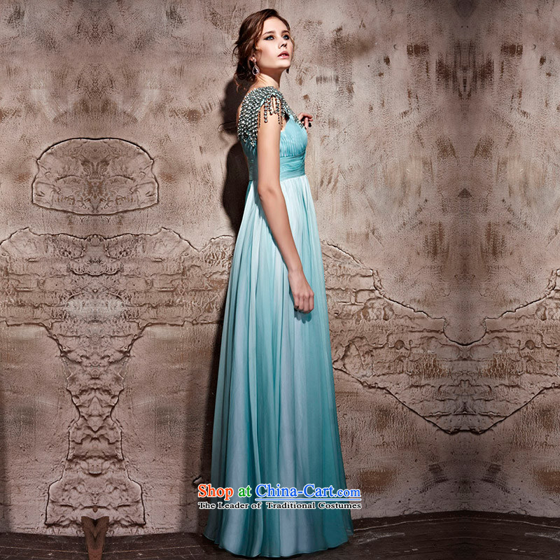 Creative Fox evening dresses shoulder banquet evening dresses and stylish long under the auspices of Sau San dress bride wedding services noble evening Welcome drink service 81066 green XL, creative Fox (coniefox) , , , shopping on the Internet