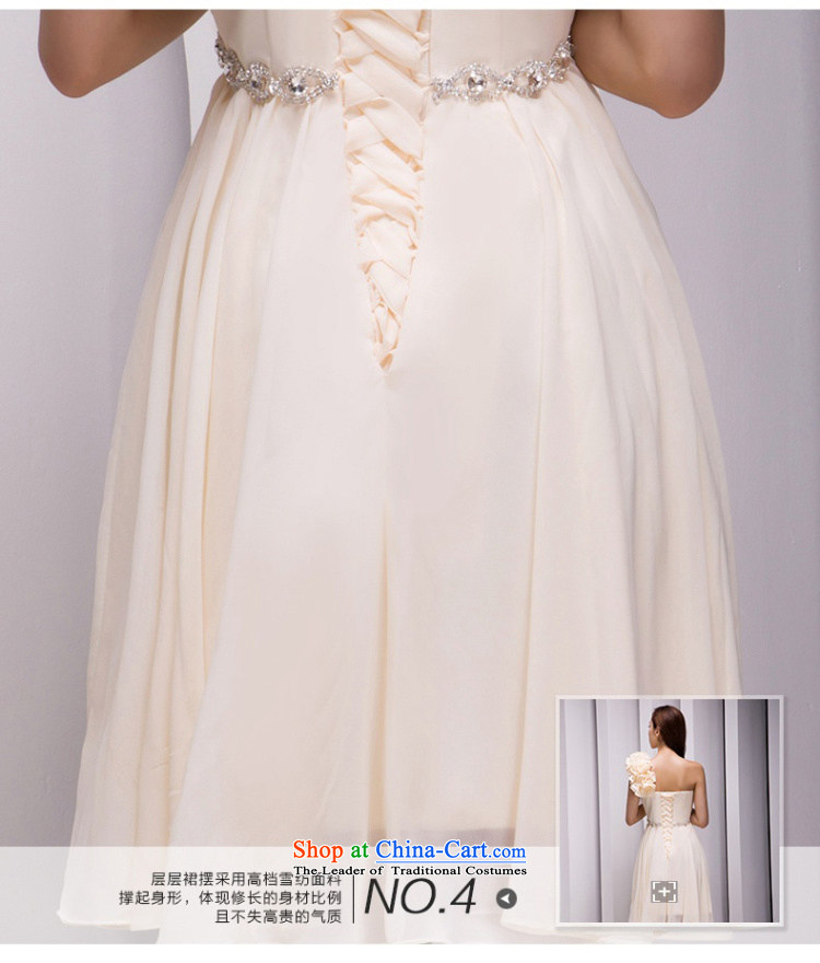 Kidman, 2015 winter new Korean small shoulder Dress Short of champagne color dress bridesmaid skirt dress bridesmaid services mission small dress evening under the auspices of the Annual Services champagne color advanced customization 15 day shipping picture, prices, brand platters! The elections are supplied in the national character of distribution, so action, buy now enjoy more preferential! As soon as possible.