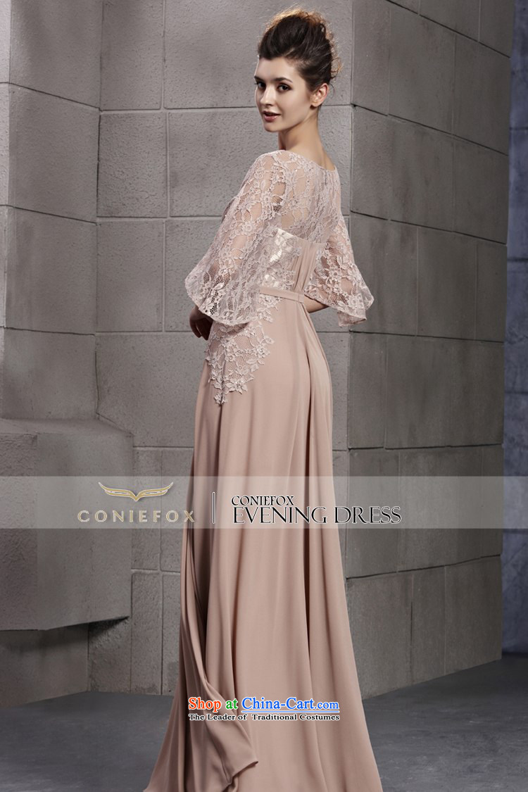 Creative Fox evening dresses 2015 new stylish large cuff banquet dinner dress lace dress events including dress bridesmaid Yingbin dress 30103 champagne color XL Photo, prices, brand platters! The elections are supplied in the national character of distribution, so action, buy now enjoy more preferential! As soon as possible.