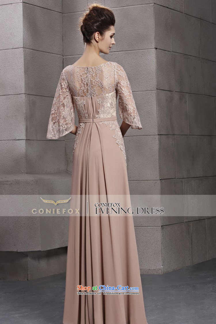 Creative Fox evening dresses 2015 new stylish large cuff banquet dinner dress lace dress events including dress bridesmaid Yingbin dress 30103 champagne color XL Photo, prices, brand platters! The elections are supplied in the national character of distribution, so action, buy now enjoy more preferential! As soon as possible.