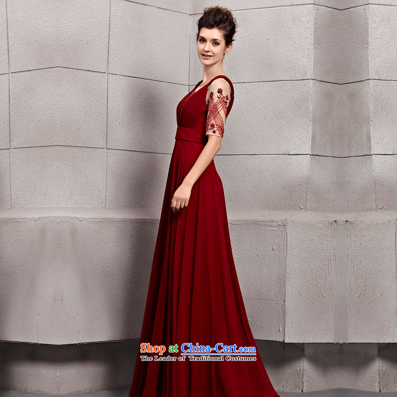 The kitsune dress creative new elegant-shoulders in evening dress cuff video thin red dress bride wedding dress evening drink service 30119 color pictures , creative Fox (coniefox) , , , shopping on the Internet
