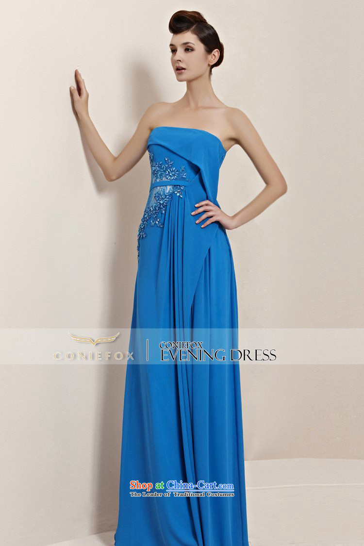 Creative Fox evening dresses and sexy dream blue spatula chest dress bridal dresses bridesmaid banquet hosted service long dresses bows concert service 30139 color picture pictures, prices, M brand platters! The elections are supplied in the national character of distribution, so action, buy now enjoy more preferential! As soon as possible.