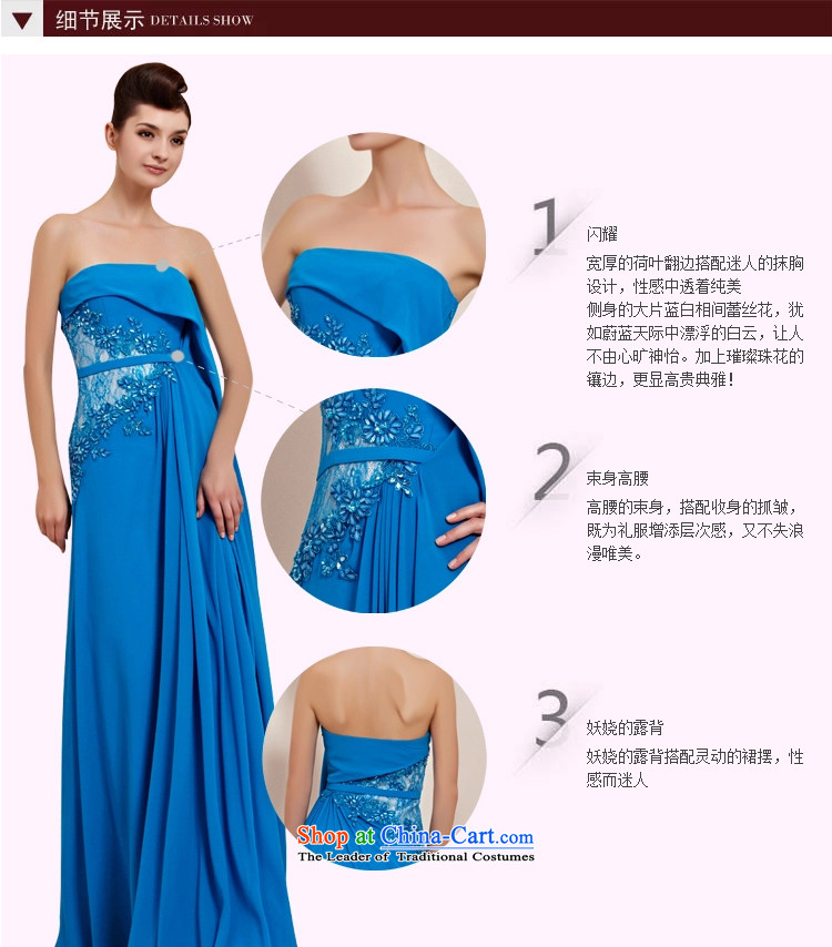 Creative Fox evening dresses and sexy dream blue spatula chest dress bridal dresses bridesmaid banquet hosted service long dresses bows concert service 30139 color picture pictures, prices, M brand platters! The elections are supplied in the national character of distribution, so action, buy now enjoy more preferential! As soon as possible.