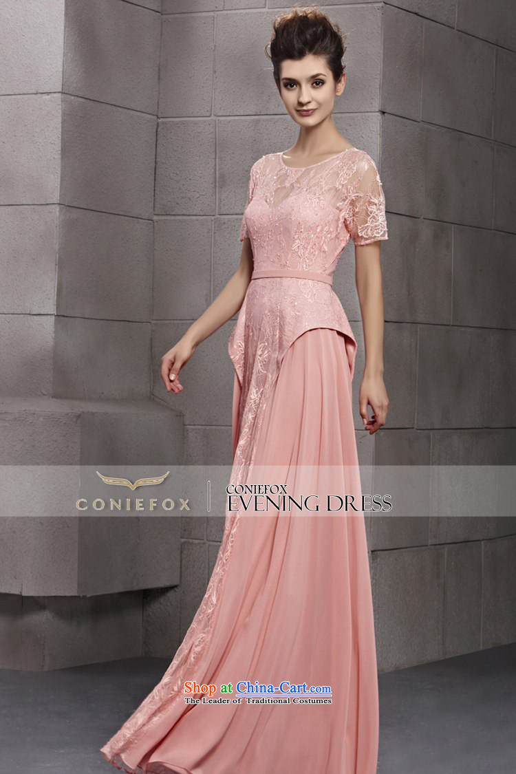 Creative Fox evening dress pink lace video thin evening dresses bride wedding dress evening drink served long bridesmaid dress suit skirt 30151 under the auspices of picture color S picture, prices, brand platters! The elections are supplied in the national character of distribution, so action, buy now enjoy more preferential! As soon as possible.