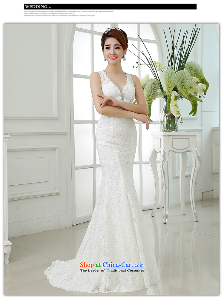 Wedding dresses is embroidered bride 2015 new Korean brides to align the Sau San crowsfoot wedding dresses White M Suzhou shipment picture, prices, brand platters! The elections are supplied in the national character of distribution, so action, buy now enjoy more preferential! As soon as possible.