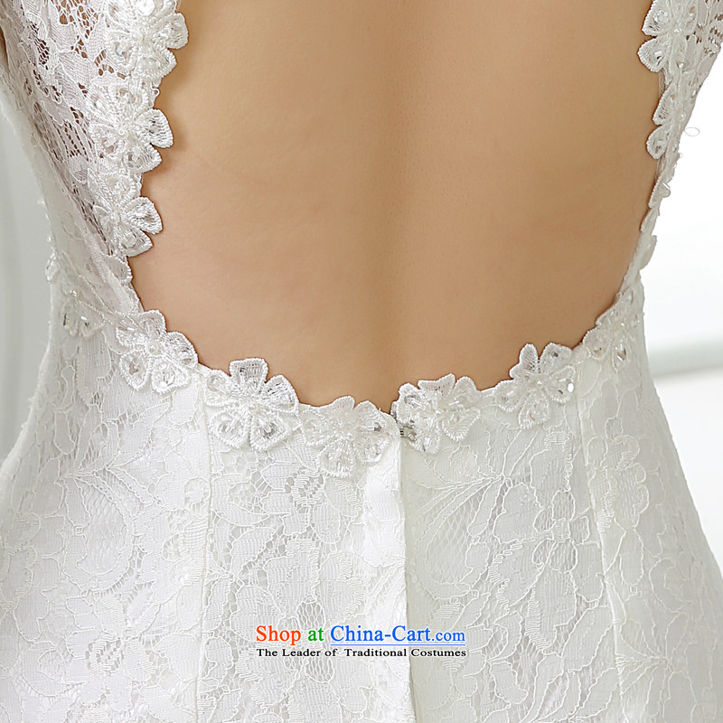 Wedding dresses is embroidered bride 2015 new Korean brides to align the Sau San crowsfoot wedding dresses White M suzhou embroidery brides, shipment has been pressed shopping on the Internet