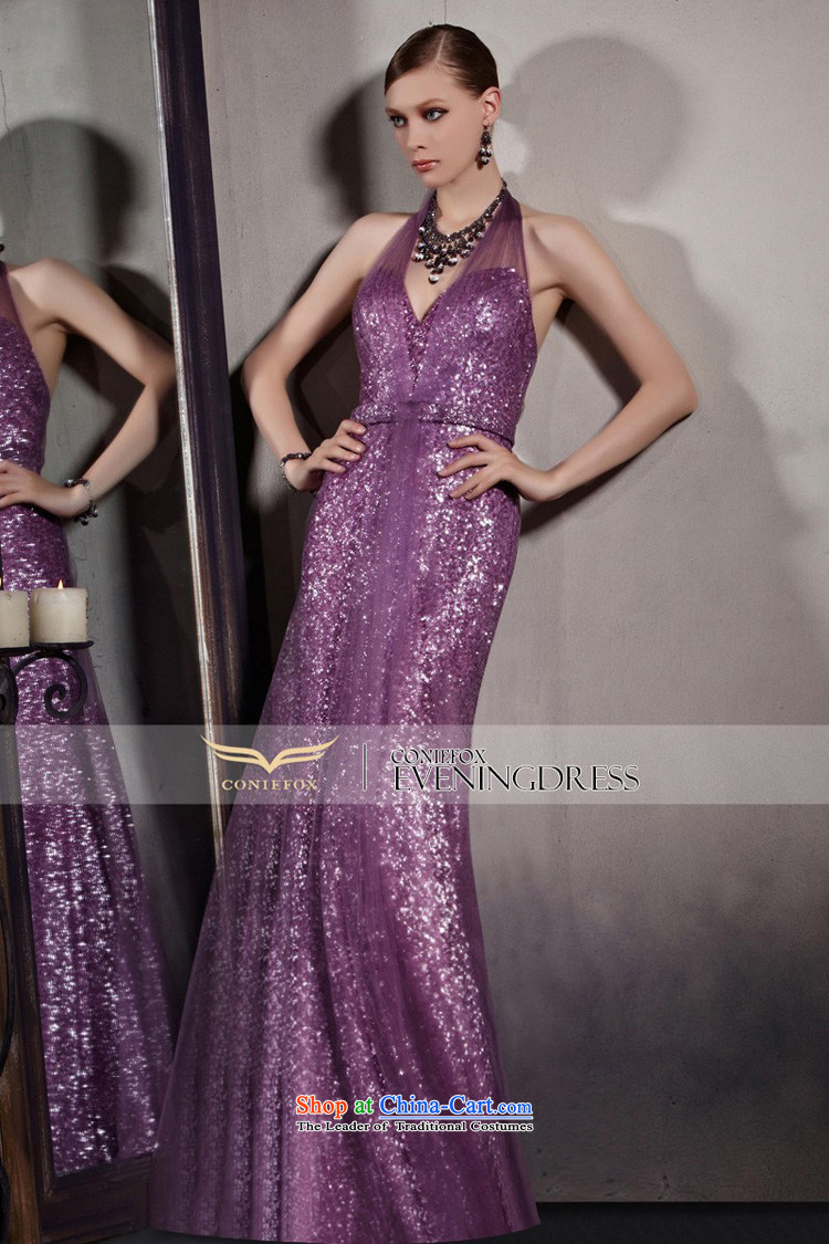Creative Fox evening dresses purple to dress sexy deep V back-to-dress also dress stage shows long red carpet dress photo color picture XXL 30550, prices, brand platters! The elections are supplied in the national character of distribution, so action, buy now enjoy more preferential! As soon as possible.