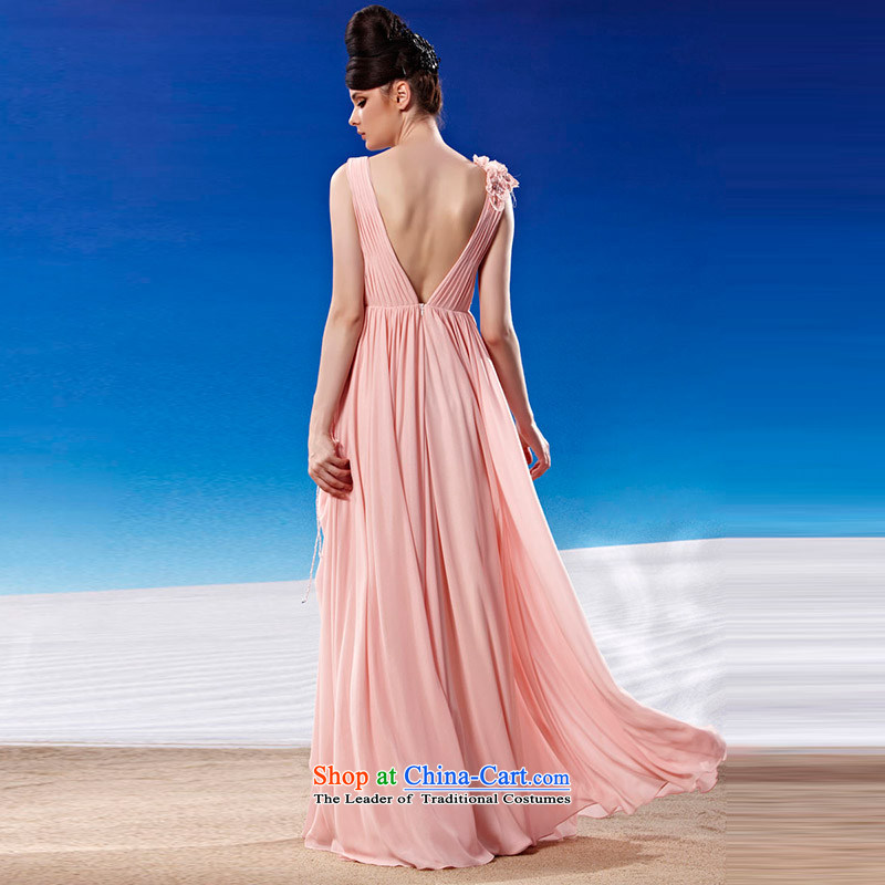 Creative Fox evening dresses and sexy deep V Korean brides wedding dress bows service long water drilling shoulders dress long skirt dresses will preside over 81189 picture color XL, creative Fox (coniefox) , , , shopping on the Internet