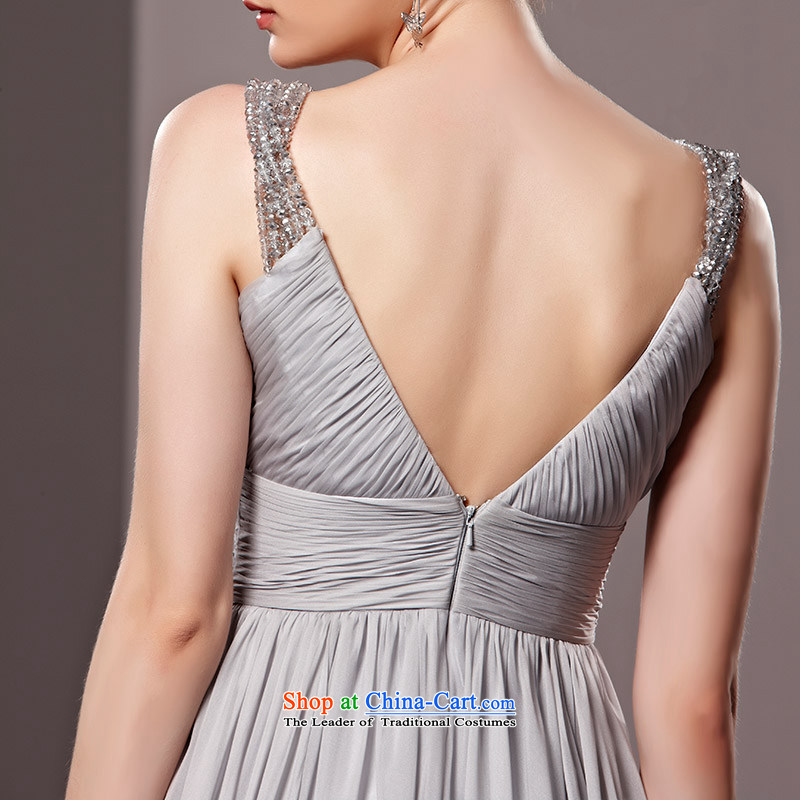 Creative Fox evening dress western dress evening banquet service deep bows V dress Sau San long gown dress performances under the auspices of 81195 color pictures , L, creative Fox (coniefox) , , , shopping on the Internet