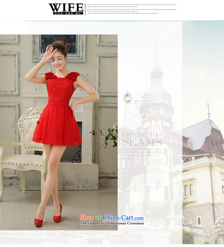 Embroidered is the new 2015 bride short, Bridal Services Video thin-bows shoulder small dress sexy beauty evening red S Suzhou shipment picture, prices, brand platters! The elections are supplied in the national character of distribution, so action, buy now enjoy more preferential! As soon as possible.
