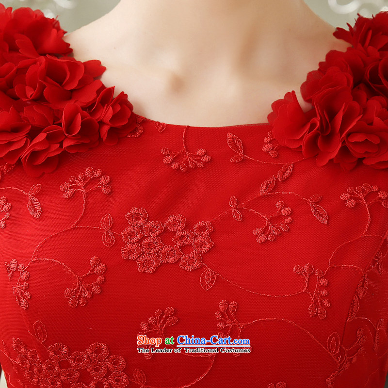 Embroidered is the new 2015 bride short, Bridal Services Video thin-bows shoulder small dress sexy beauty evening red shipping, S suzhou embroidery bride shopping on the Internet has been pressed.