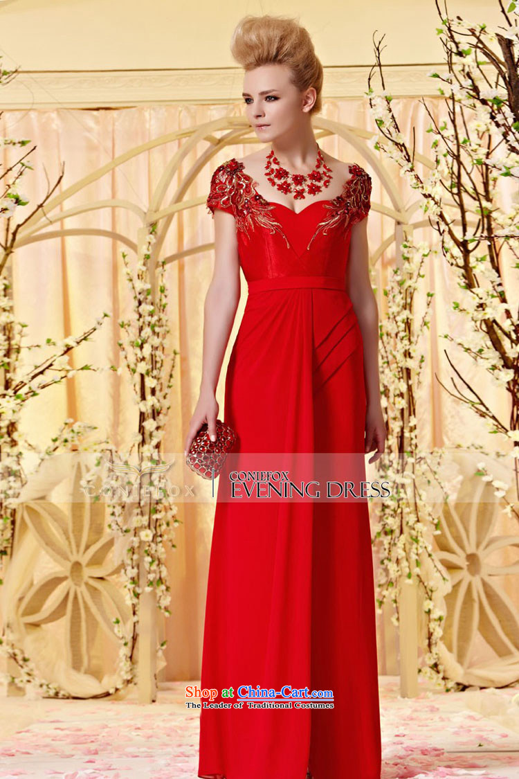 Creative Fox evening dresses and noble embroidered dress skirt package shoulder graphics thin evening drink served an elegant and red bride wedding dress long 30320 picture color pictures, prices, S brand platters! The elections are supplied in the national character of distribution, so action, buy now enjoy more preferential! As soon as possible.