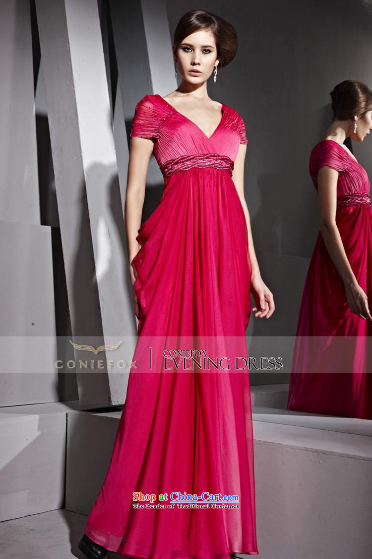 Creative Fox evening dresses Red deep V sexy banquet evening dresses evening drink service bridal wedding dress shoulders long gown skirt聽81208 under the auspices of聽picture color聽S picture, prices, brand platters! The elections are supplied in the national character of distribution, so action, buy now enjoy more preferential! As soon as possible.