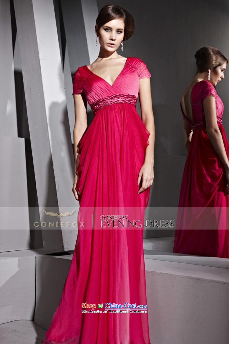 Creative Fox evening dresses Red deep V sexy banquet evening dresses evening drink service bridal wedding dress shoulders long gown skirt聽81208 under the auspices of聽picture color聽S picture, prices, brand platters! The elections are supplied in the national character of distribution, so action, buy now enjoy more preferential! As soon as possible.