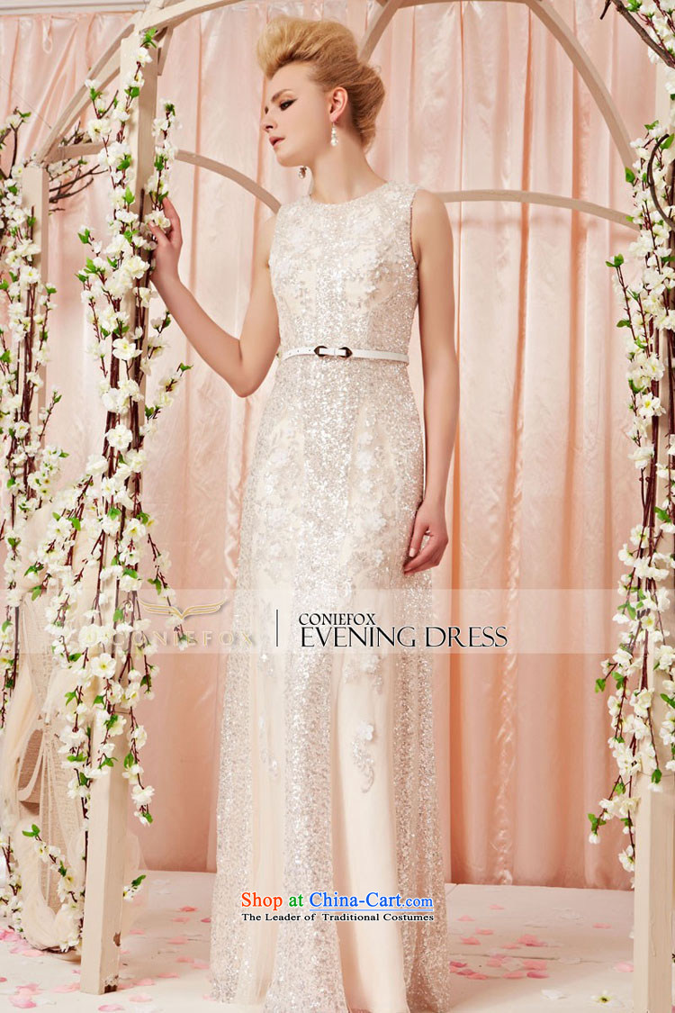 The kitsune dress creative new irrepressible round-neck collar lace on chip evening dresses long white wedding dress skirt annual meeting of chairpersons evening dress photo color L Photo 30390, prices, brand platters! The elections are supplied in the national character of distribution, so action, buy now enjoy more preferential! As soon as possible.