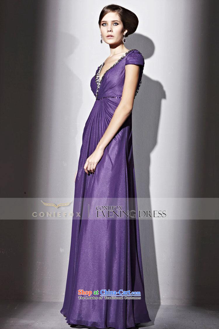 Creative Fox evening dresses purple sexy deep V dress package shoulder graphics thin evening drink services under the auspices of the annual dress long banquet dresses 81230 purple M pictures, prices, brand platters! The elections are supplied in the national character of distribution, so action, buy now enjoy more preferential! As soon as possible.