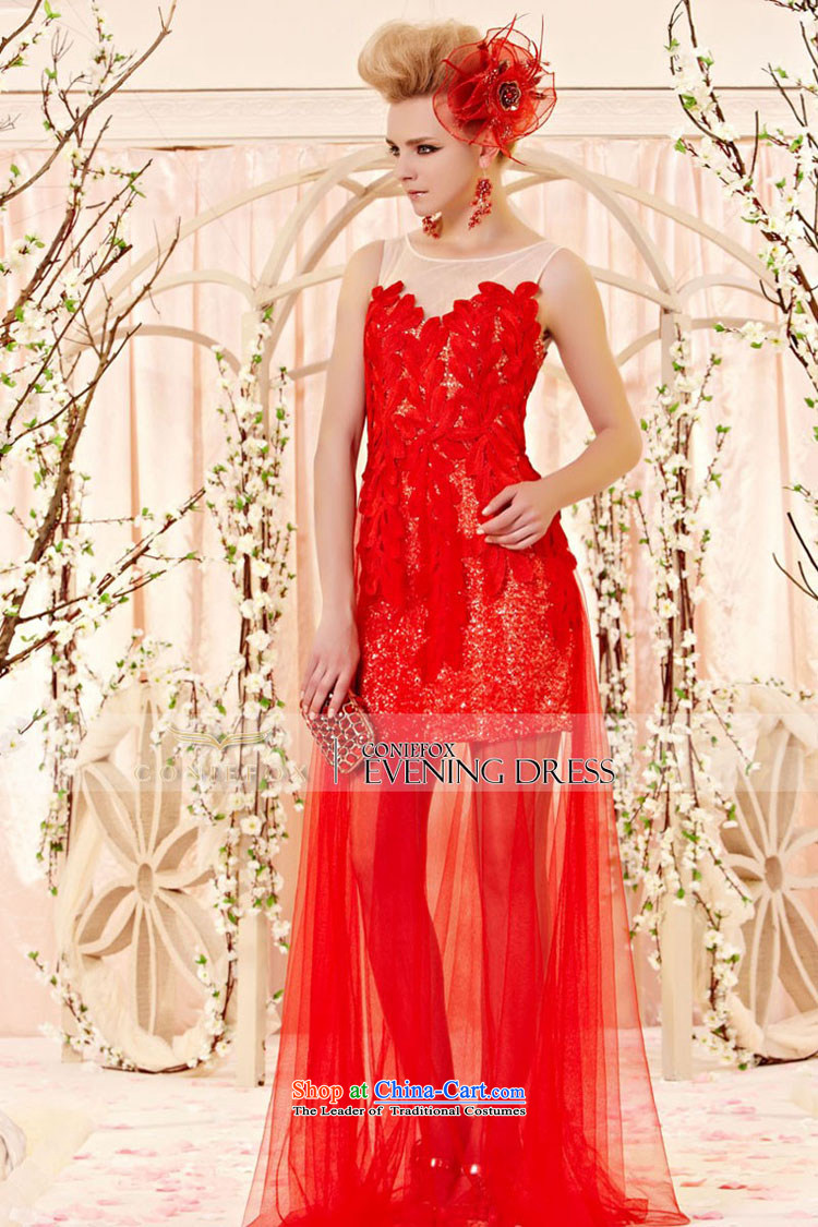 Creative Fox evening dress stylish lace nets banquet evening dresses red petals wedding dress bows to the spring and summer wedding dresses dresses 30396 color picture pictures, prices, L brand platters! The elections are supplied in the national character of distribution, so action, buy now enjoy more preferential! As soon as possible.