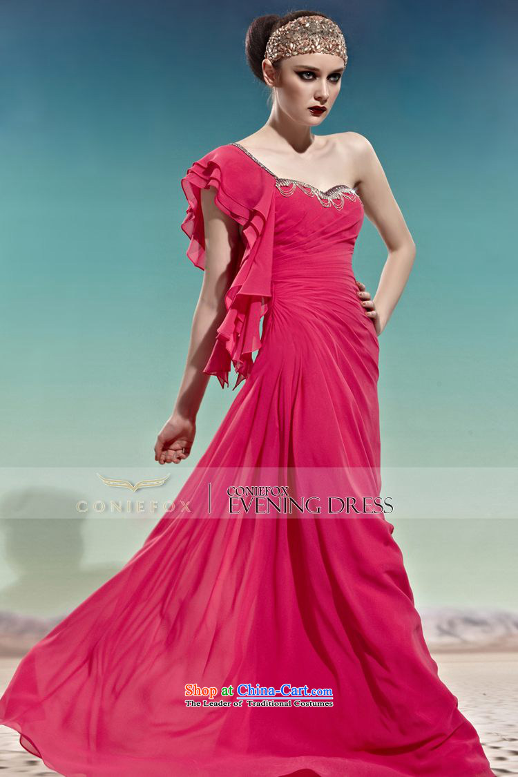 Creative Fox evening dress pink bride wedding dresses banquet marriage shoulder to drink long bridesmaid evening dress 56880 color pictures show dress XXL picture, prices, brand platters! The elections are supplied in the national character of distribution, so action, buy now enjoy more preferential! As soon as possible.