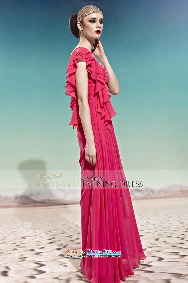 Creative Fox evening dress pink bride wedding dresses banquet marriage shoulder to drink long bridesmaid evening dress 56880 color pictures show dress XXL picture, prices, brand platters! The elections are supplied in the national character of distribution, so action, buy now enjoy more preferential! As soon as possible.