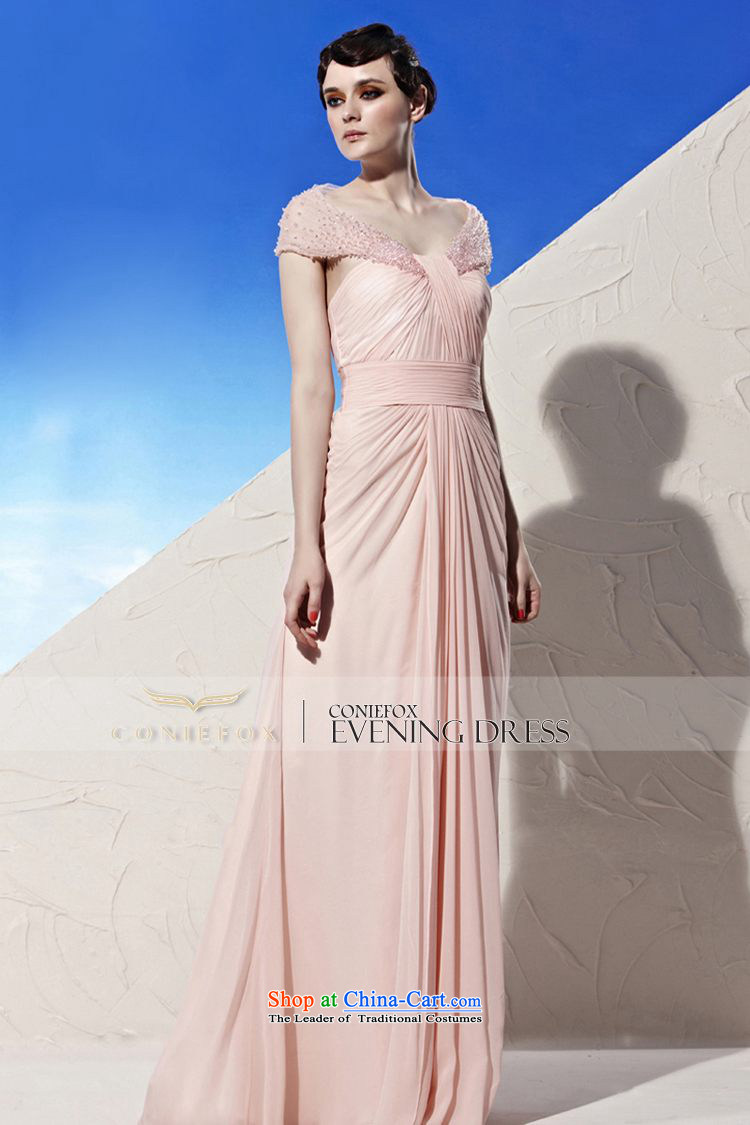 Creative Fox evening dress pink dress sense of sweet package shoulder banquet dress Sau San bridesmaid long gown will preside over 56891 dress pink S picture, prices, brand platters! The elections are supplied in the national character of distribution, so action, buy now enjoy more preferential! As soon as possible.